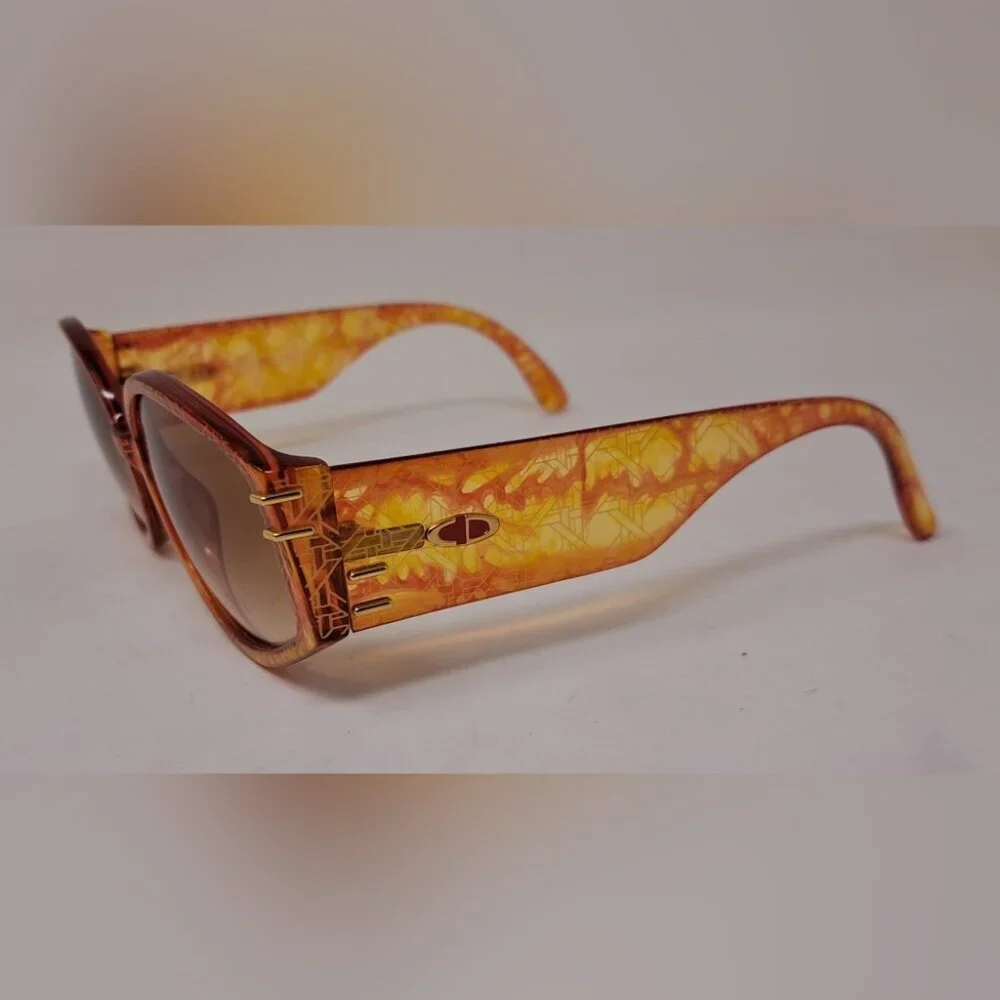 Christian Dior Women's Sunglasses Optyl Red Orange Vintage 80s 2603 40 57mm - Picture 9 of 16